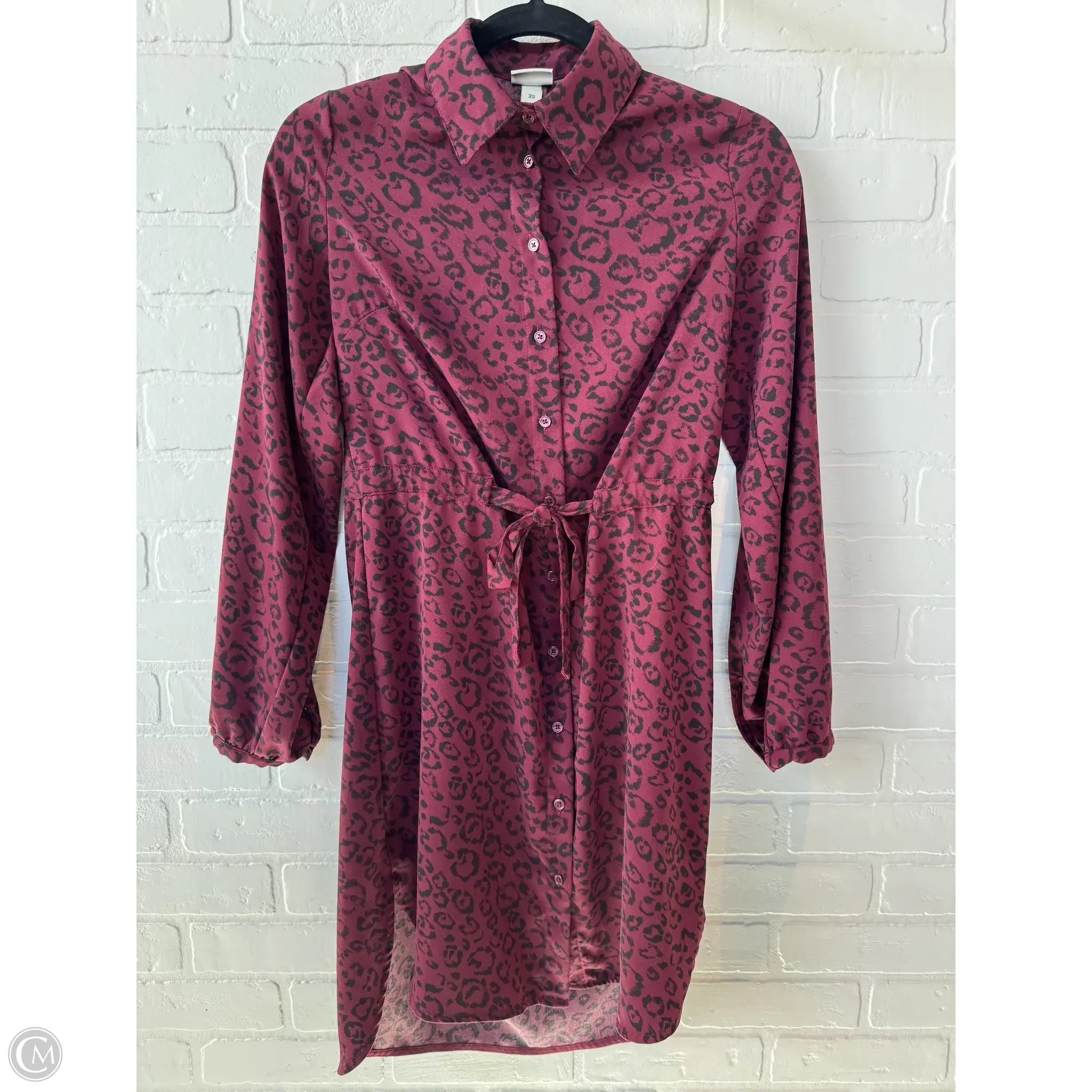 Dress Casual Short By A New Day In Black & Red, Size: Xs Tunics Sophisticated sleek