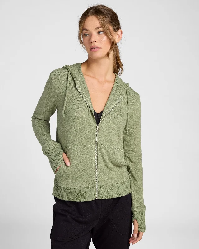 Heathered Olive Green