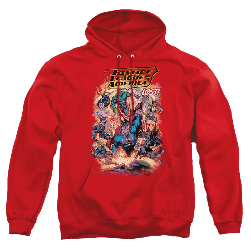 Justice League Lost Pullover Hoodie Oversized Cozy Pullover