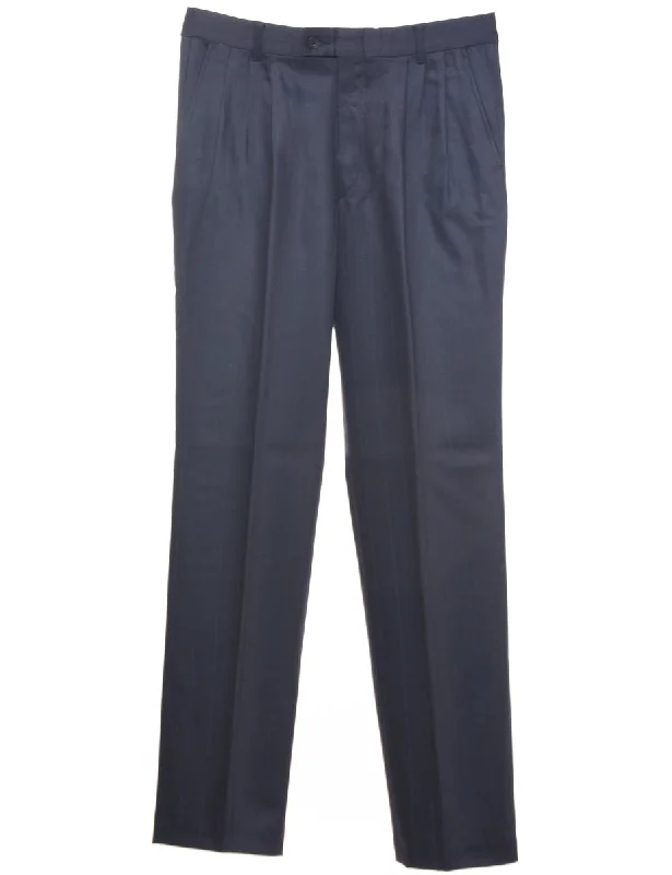 Navy Trousers - W31 L32 Trousers Recommended Stylist