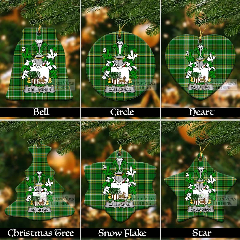 Callaghan Irish Clan Tartan Christmas Ceramic Ornament with Coat of Arms Boat Neck Jacket Square Neck Jacket One-Shoulder Jacket Callaghan Irish Clan Tartan Christmas Ceramic Ornament with Coat of Arms Boat Neck Jacket Square Neck Jacket One-Shoulder Jacket