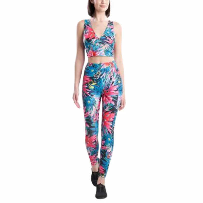 JOSIE NATORI - Solstice Track Leggings Comfortable Yoga Tights Leggings