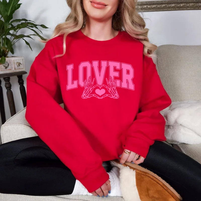 Hazel Blues® |  Lover Graphic Sweatshirt Hoodie with Pastel Soft Subtle