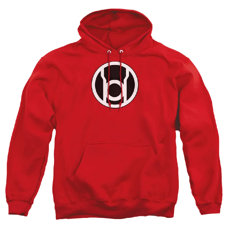 Green Lantern Red Lantern Logo - Pullover Hoodie Hooded Pullover Sweater