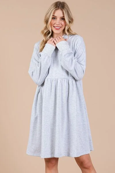 Hazel Blues® | Ces Femme Long Sleeve Hooded Sweatshirt Dress Hoodie with Print Artistic Unique Hazel Blues® | Ces Femme Long Sleeve Hooded Sweatshirt Dress Hoodie with Print Artistic Unique