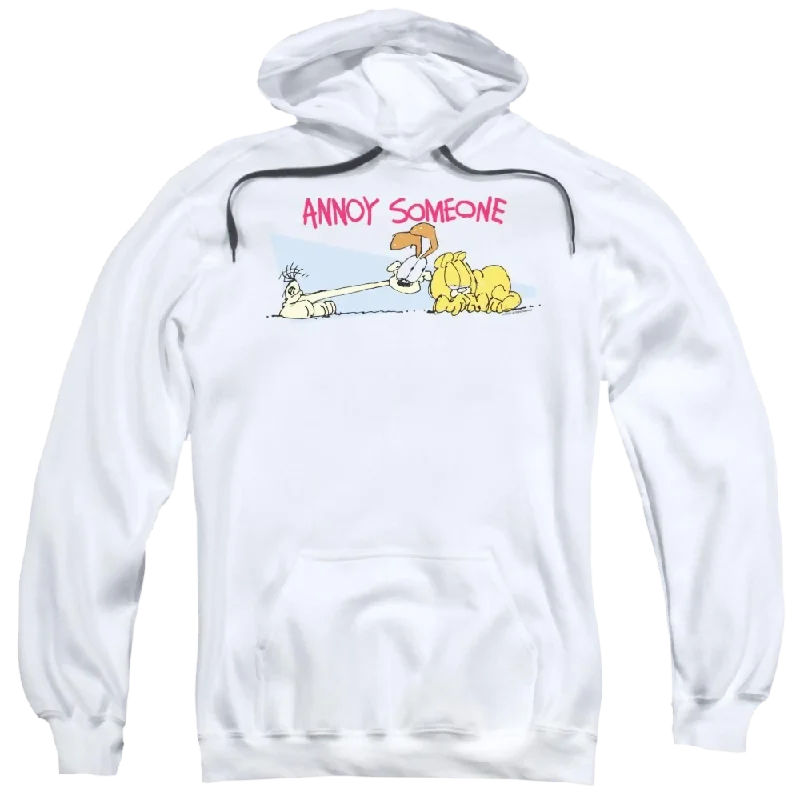 Garfield Annoy Someone - Pullover Hoodie Fine Merino Wool