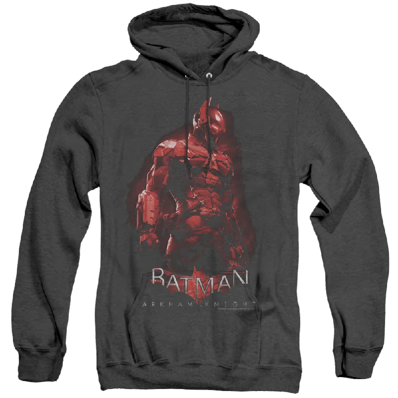 Batman Arkham Knight Knight - Heather Pullover Hoodie Slouchy Comfort Pullover