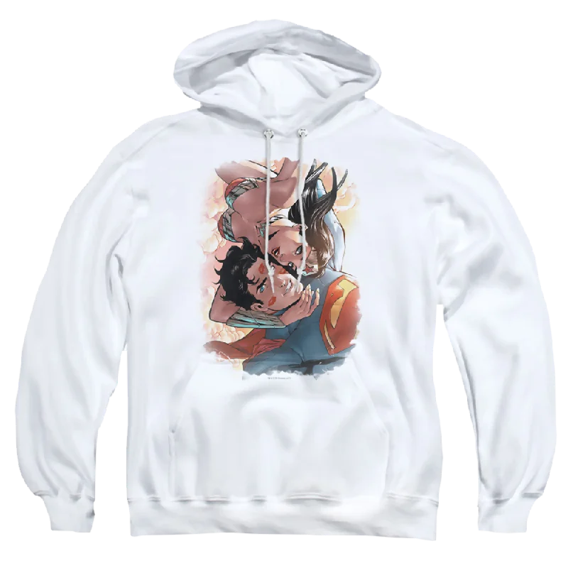 Justice League Love Birds Pullover Hoodie Cable Knit Chunky