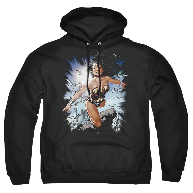 Justice League Of Themyscira Pullover Hoodie Turtleneck Warm Pullover