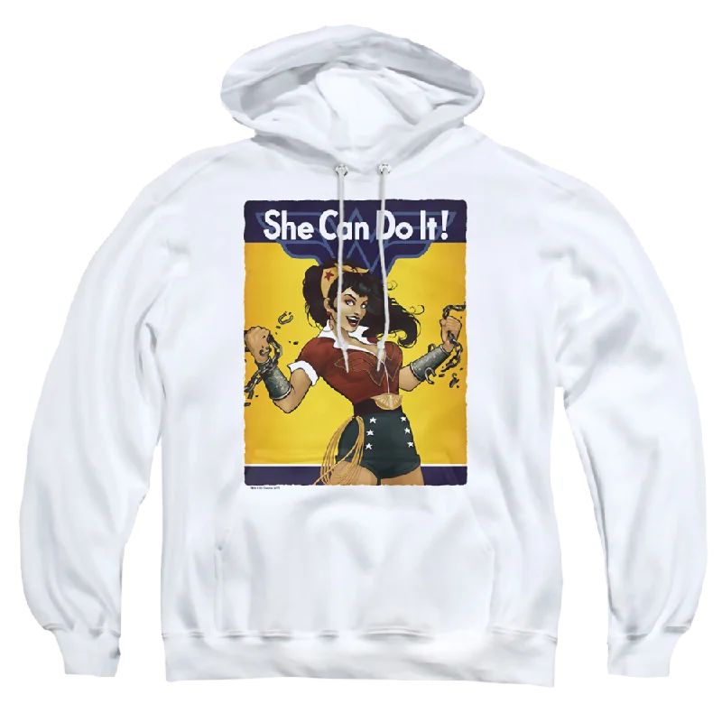 Justice League Wonder Bombshell Pullover Hoodie Kimono Neck Pullover