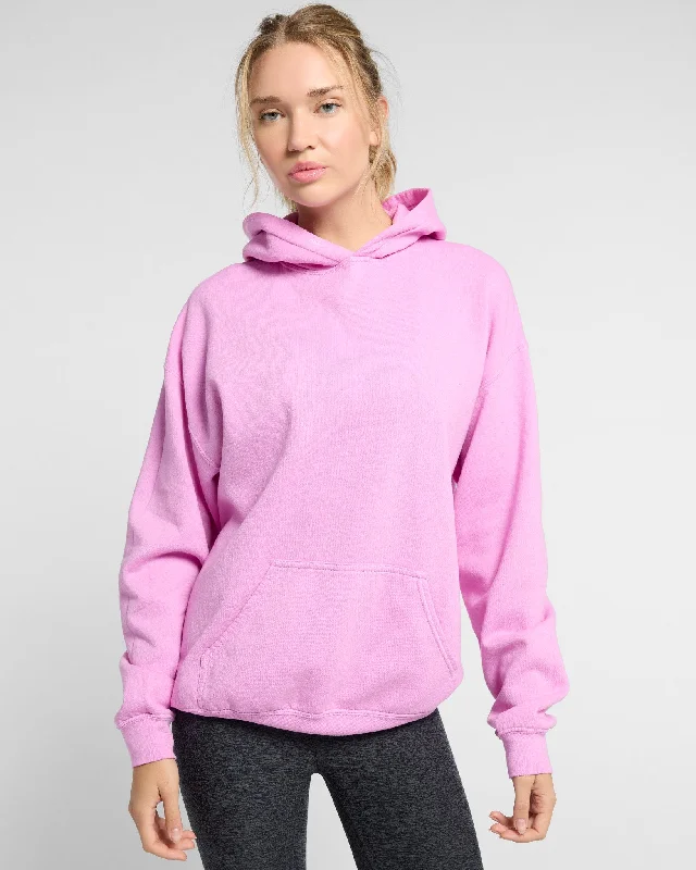Lowen Sun Faded Hoodie Hoodie with Rolled Sleeves Casual Relaxed