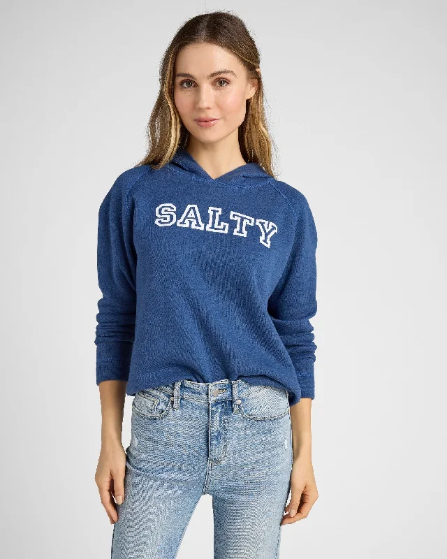 Salty Graphic Hoodie Hoodie with Fur Luxurious Winter