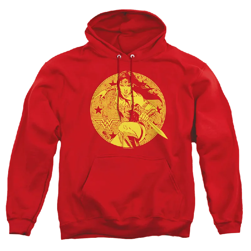 Justice League Young Wonder Pullover Hoodie Deep Neck Pullover