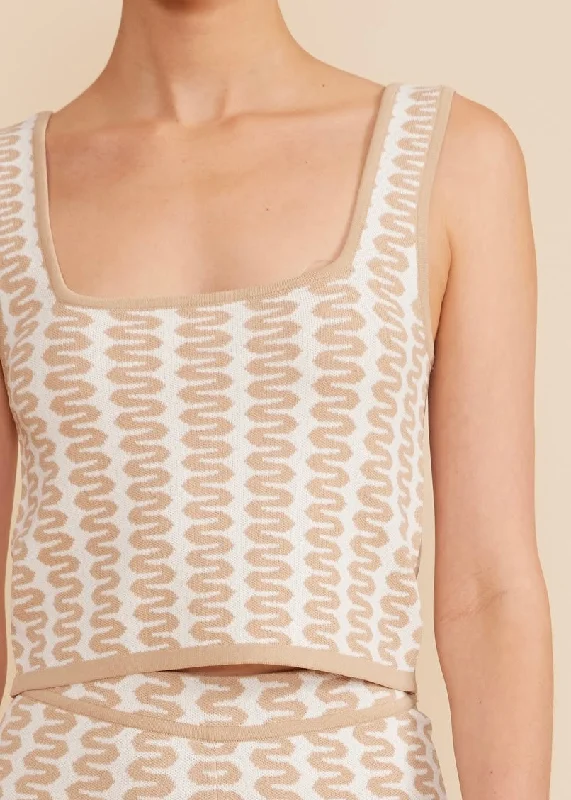Bora Crop Top Chenille Blend Fleece Blend Nylon Blend