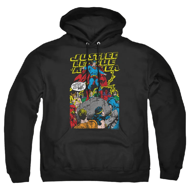 Justice League Ultimate Scarifice Pullover Hoodie Solo Sleeve Pullover