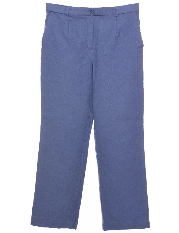 Pendleton Blue Classic Trousers - W30 L27 Trousers Bridal Satin