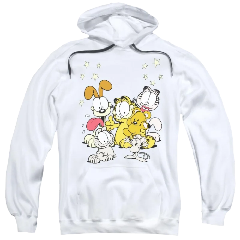 Garfield Friends Are Best - Pullover Hoodie Jewel Neck Pullover