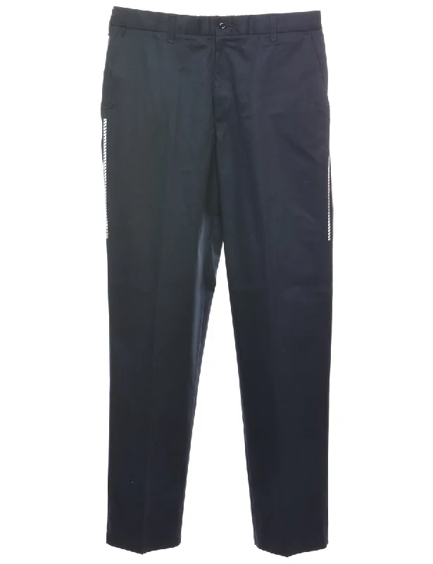 Navy Suit Trousers - W34 L34 Trousers Trousers Formal