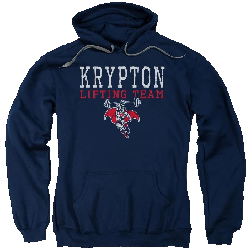 DC Comics Krpton Lifting - Pullover Hoodie Slim Sleeve Pullover
