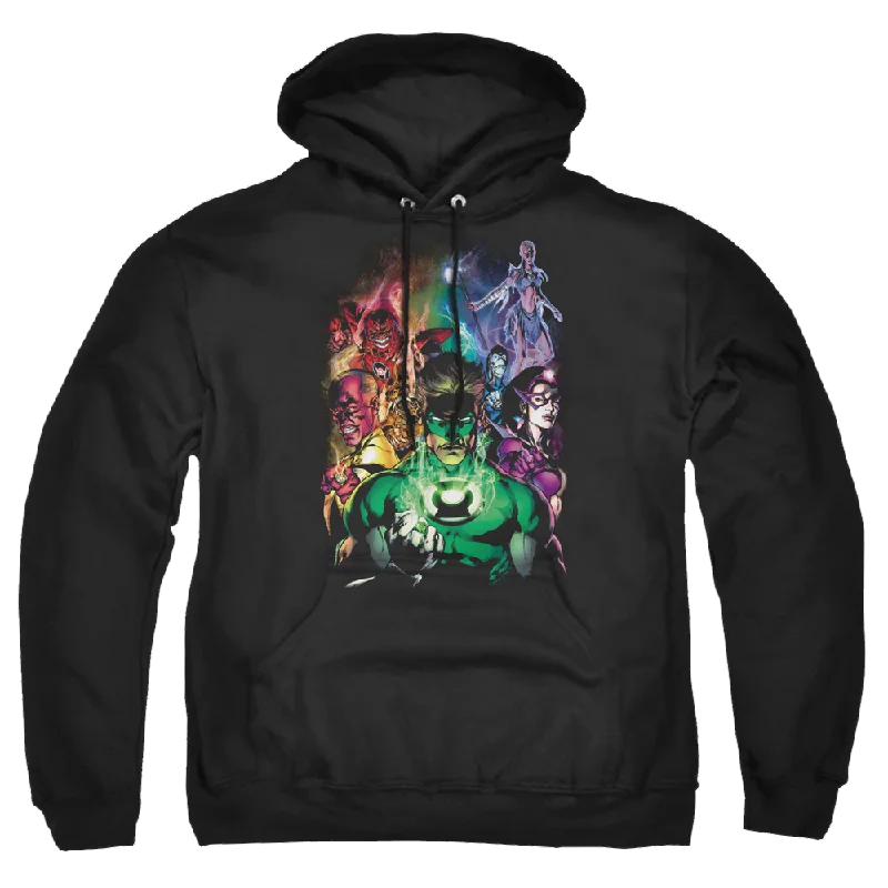 Green Lantern The New Guardians - Pullover Hoodie Textured Knit Design