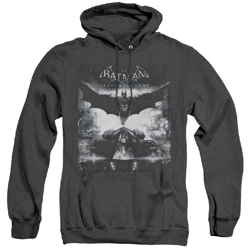 Batman Arkham Knight Forward Force - Heather Pullover Hoodie Alpaca Blend Soft