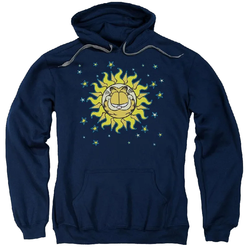 Garfield Celestial - Pullover Hoodie Sabrina Neck Pullover