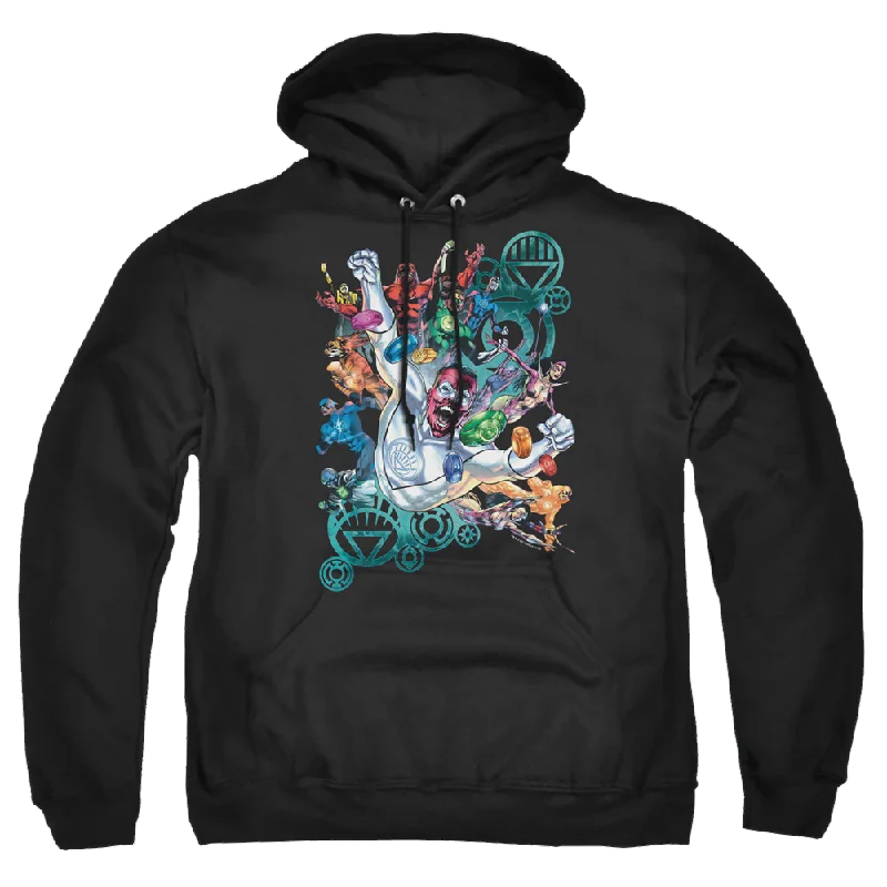 Green Lantern Lanterns Unite - Pullover Hoodie Box Sleeve Comfort