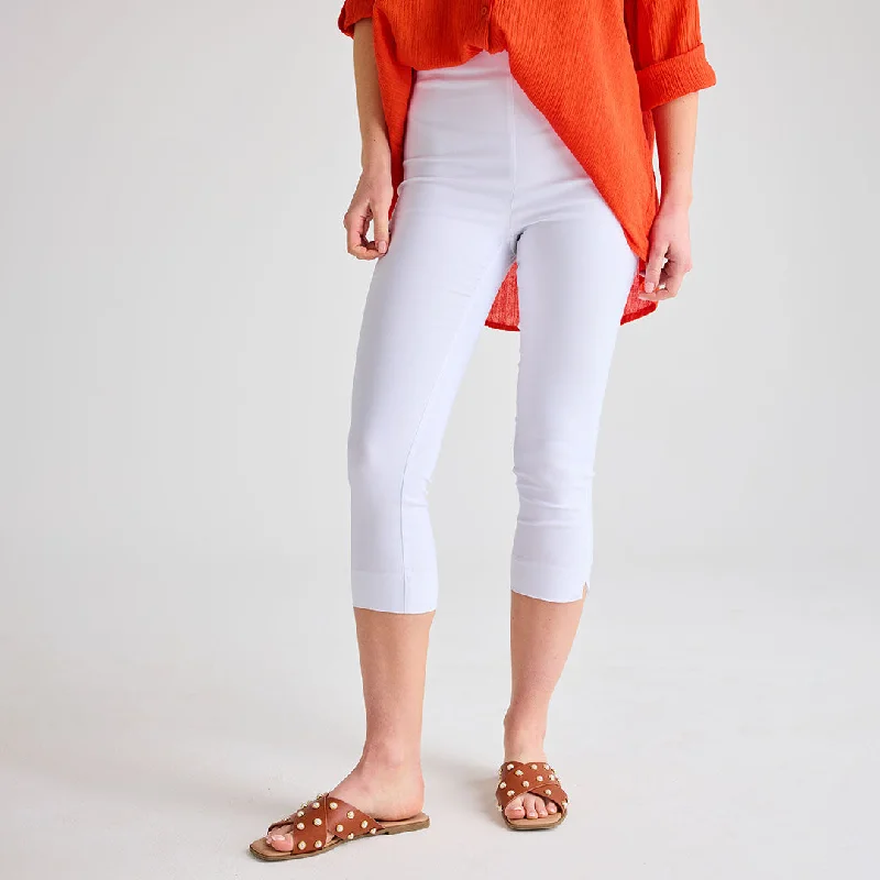 Ladies White Bengaline Trousers Trousers Trousers Formal