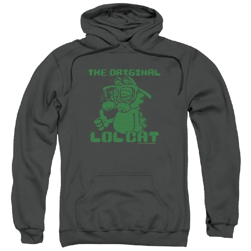 Garfield Og Lol - Pullover Hoodie Boyleg Sleeve Pullover