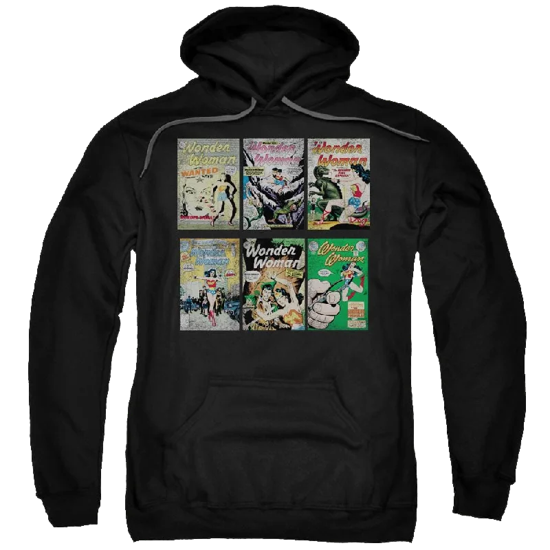 DC Comics Ww Covers - Pullover Hoodie V-Neck Stylish Pullover