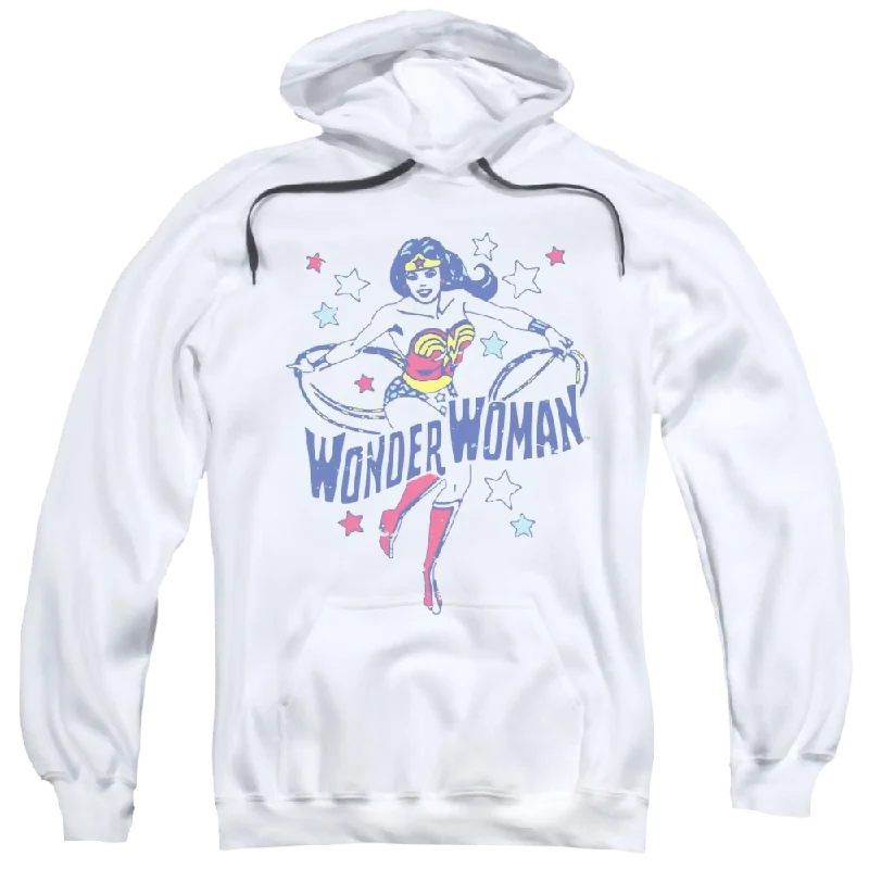 DC Comics Wonder Stars - Pullover Hoodie Slouchy Comfort Pullover