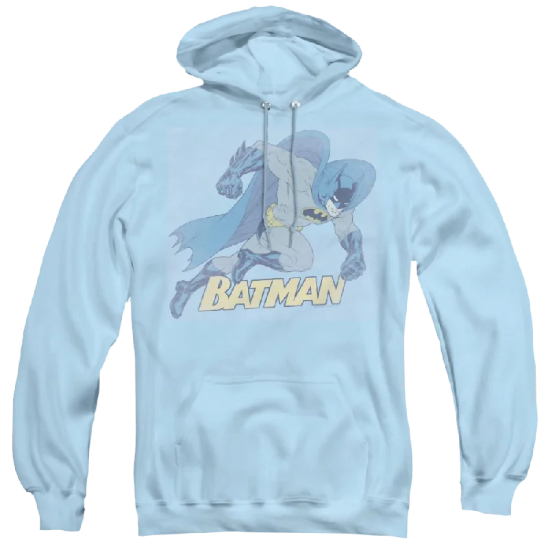 Dc Batman Running Retro - Pullover Hoodie Deep Neck Pullover