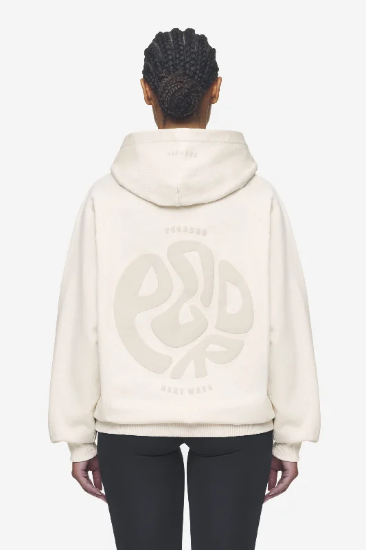Gabi Oversized Hoodie Washed Coast Sand Hoodie with Thumb Holes Functional Cozy