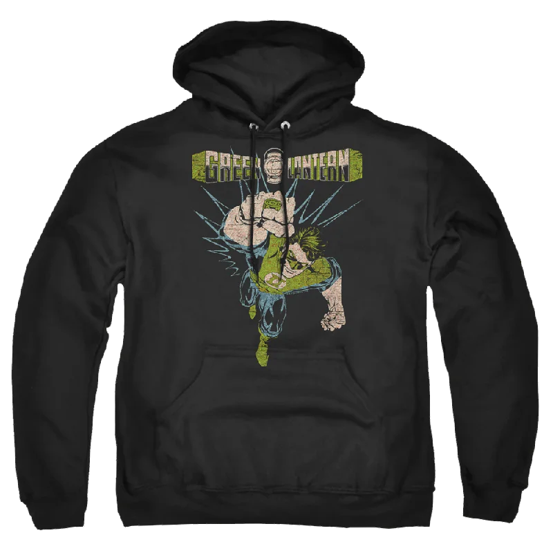 Green Lantern Powerful - Pullover Hoodie Batwing Sleeve Top