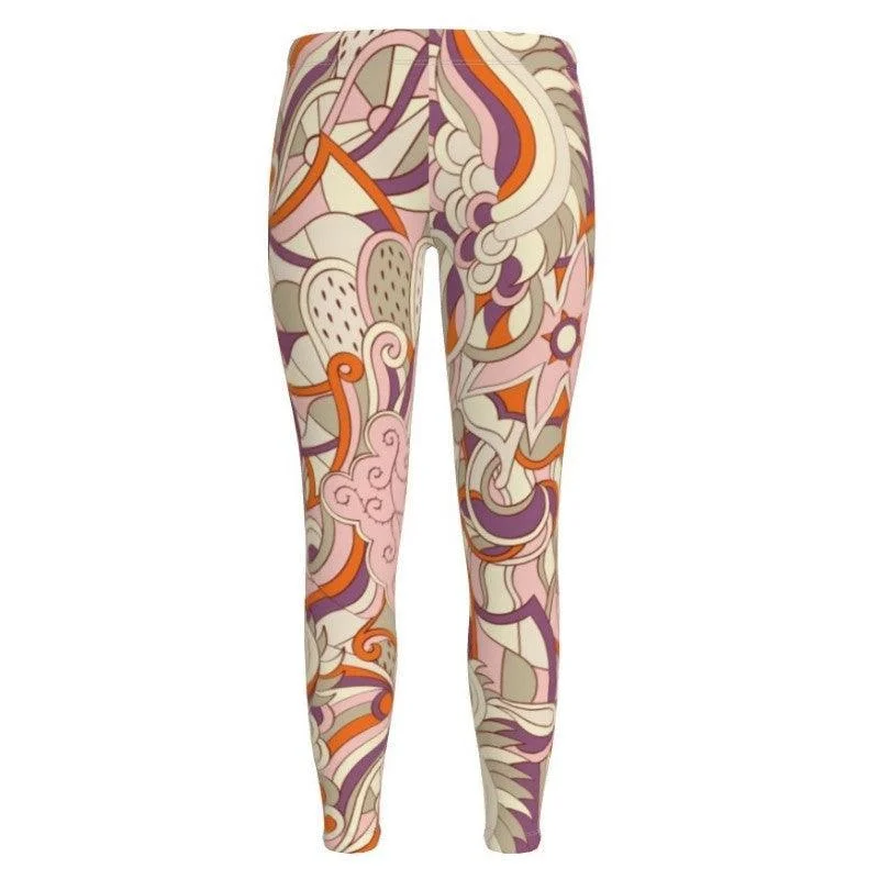 Amai LYCRA® Mid-Rise Leggings Stylish Camo Print Leggings