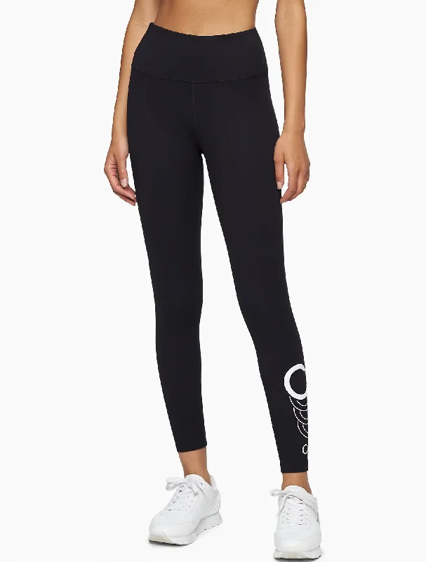 Calvin Klein Performance Shadow Logo High Waist 7/8 Leggings - Women Stylish Camo Print Leggings