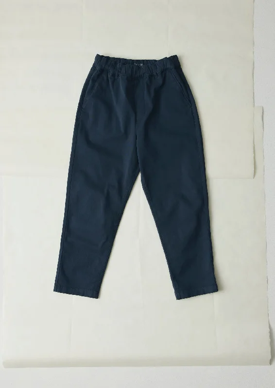 Gabi Cotton Pull On Trousers | Storm Blue Trousers versatile functional