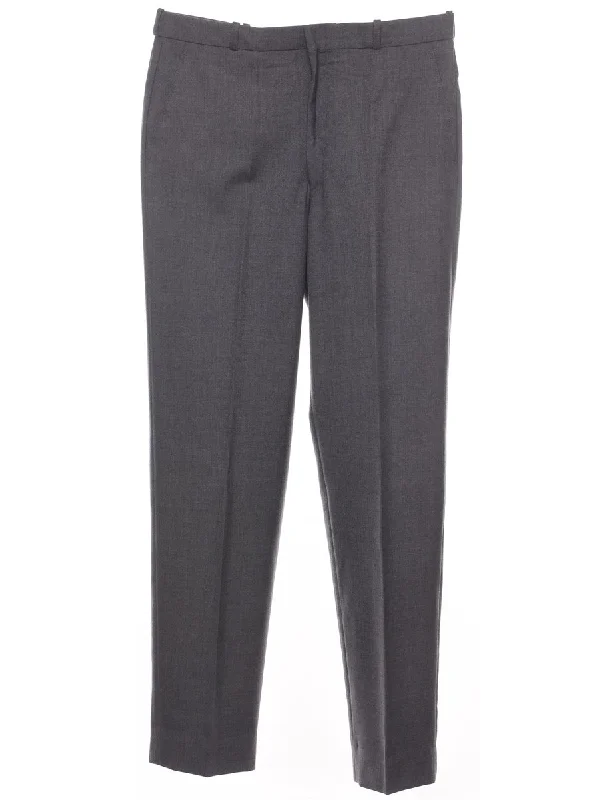 Dark Grey Classic Trousers - W34 L33 Trousers Cargo Utility