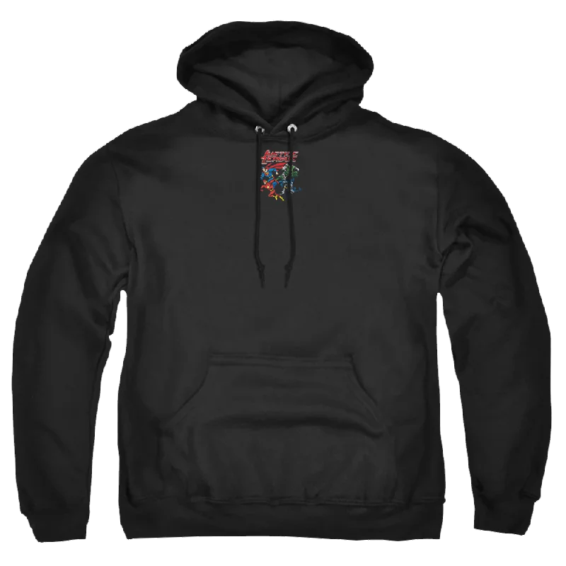 Justice League Pixel League Pullover Hoodie Peter Pan Collar