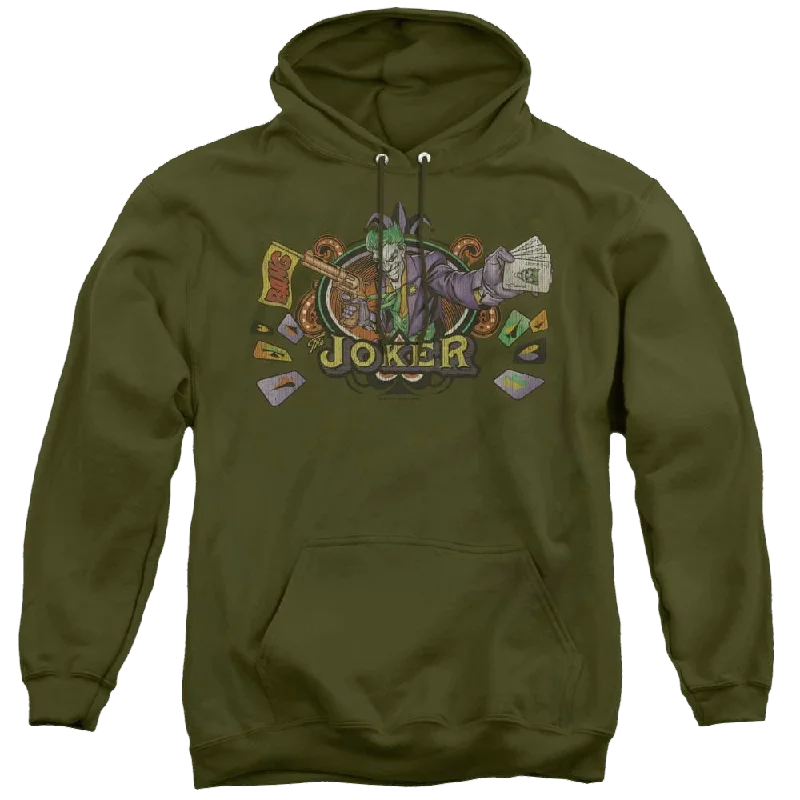 Dc Batman King Of Crazy - Pullover Hoodie Bardot Neck Top