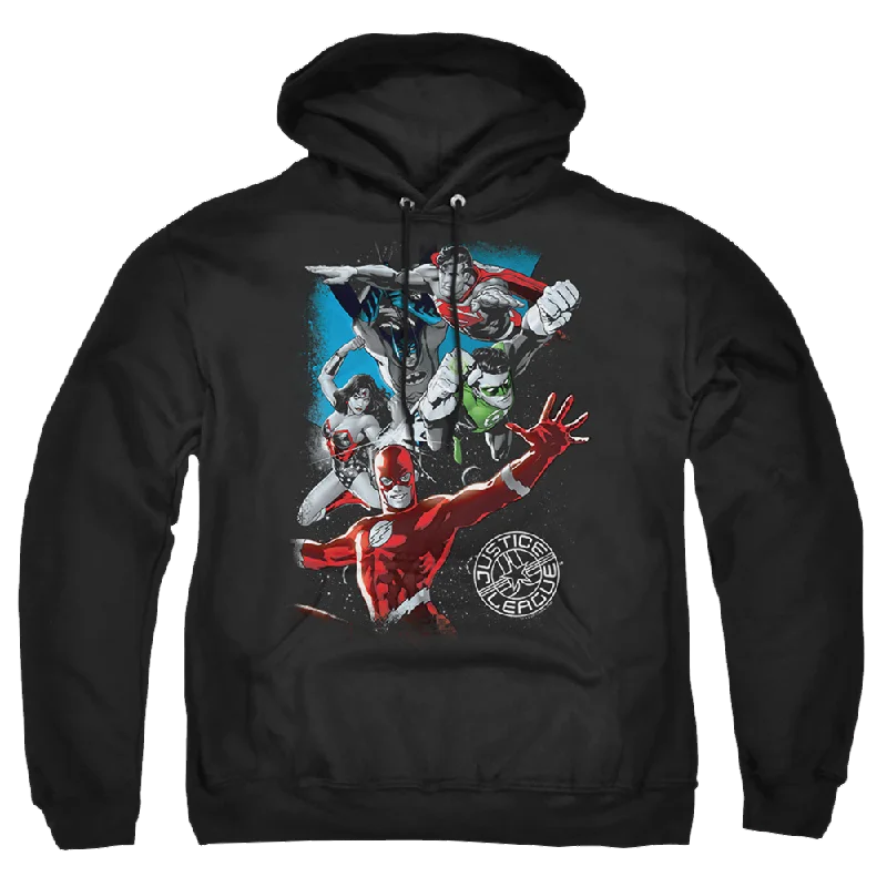 Justice League Galactic Attack Pullover Hoodie Cashmere Luxurious Pullover