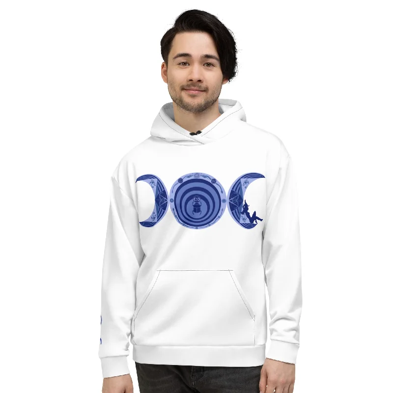 Priestess Daphne Moon Hoodie Hoodie with Ribbed Neckline Snug Warm