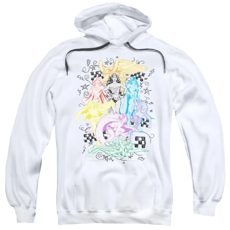 DC Comics Super - Pullover Hoodie Bishop Sleeve Elegant