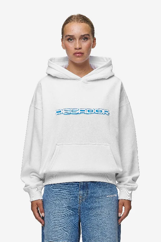 Mila Oversized Hoodie White Hoodie Sweatshirt Pullover