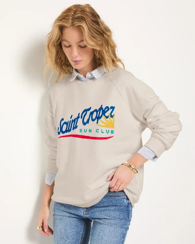 Cliffs Saint Tropez Raglan Sweatshirt Hoodie with Slit Hem Functional Movement