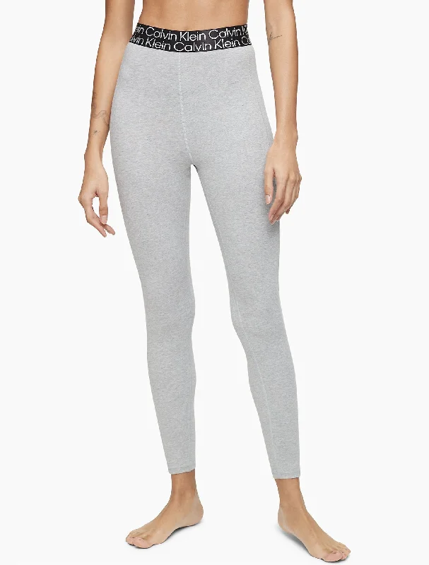 Calvin Klein Performance Double Banded High Rise Leggings - Women Trendy Foil Finish Leggings Calvin Klein Performance Double Banded High Rise Leggings - Women Trendy Foil Finish Leggings