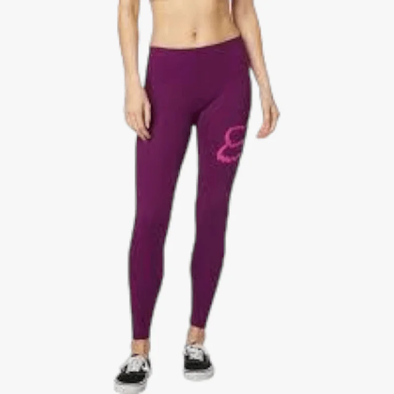 Fox Ladies Enduration Leggings Dark Purple Cozy Cotton Leggings