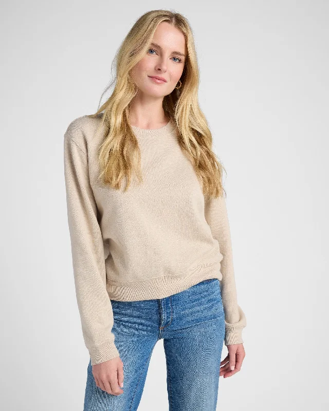 Cotton Classic Crew Sweatshirt Cotton Hoodie Fleece Lining Warmth