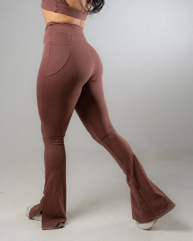 Eclipse Luxe Flare Leggings Comfortable Printed Workout Leggings