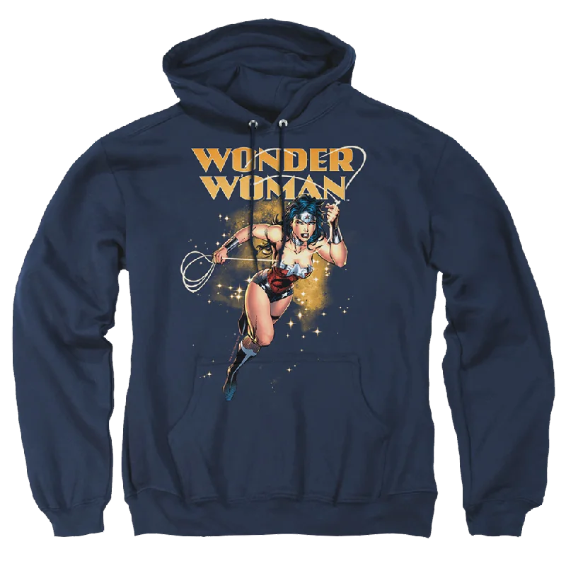 Justice League Star Lasso Pullover Hoodie High Neck Pullover
